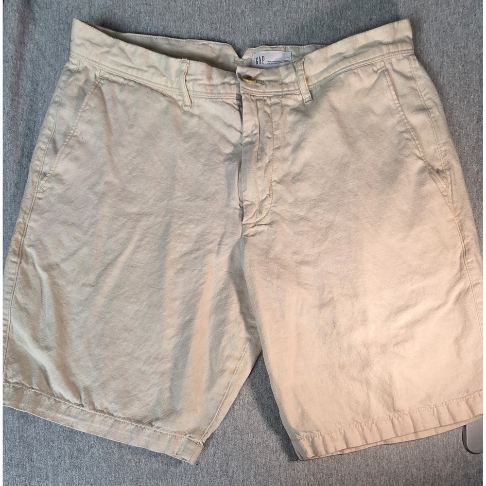 Gap Shorts Women's  Flax Linen Blend Inseam Cuffed